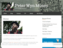 Tablet Screenshot of peterwynmosey.com